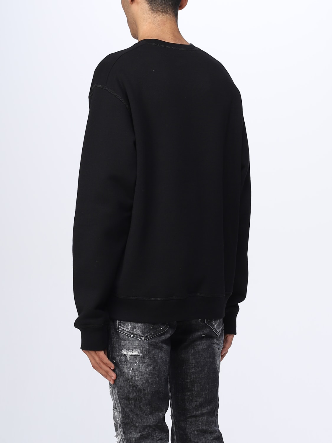 DSQUARED2: sweater for man - Black | Dsquared2 sweater S71GU0601S25516 ...