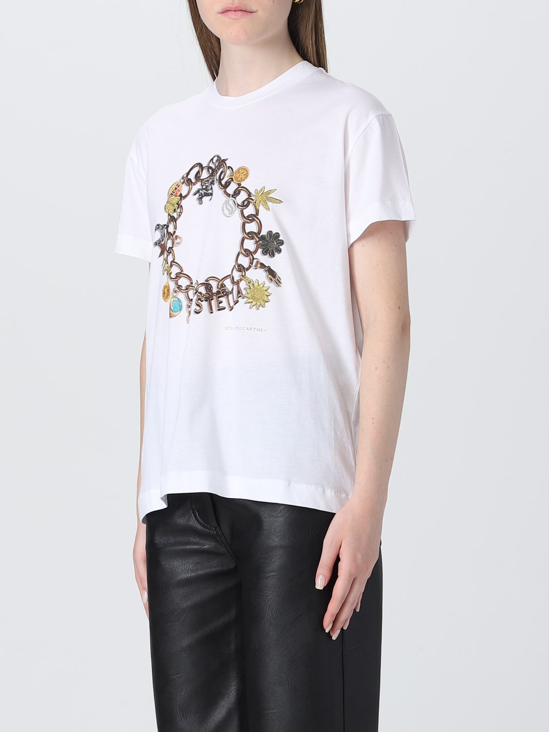 T-shirts Stella Mccartney - Tiger printed T-shirt - 6021463SPW679000