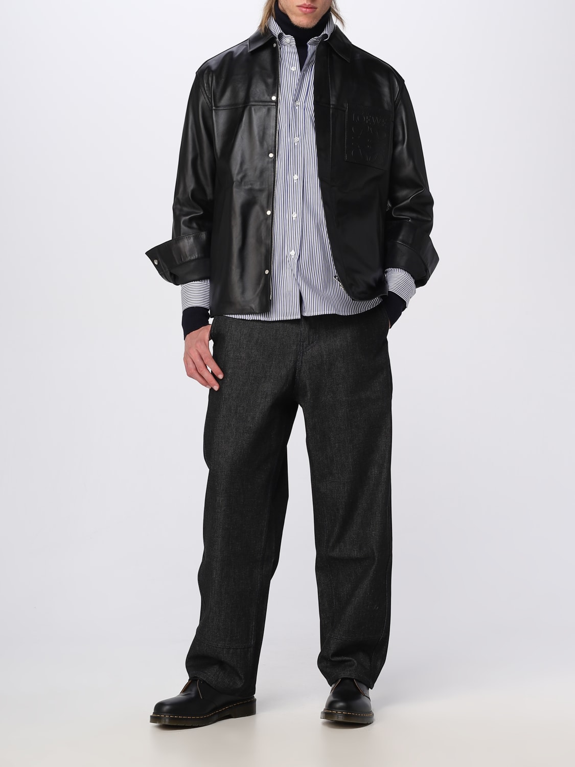 LOEWE: shirt for man - Black | Loewe shirt H526Y31L14 online at GIGLIO.COM