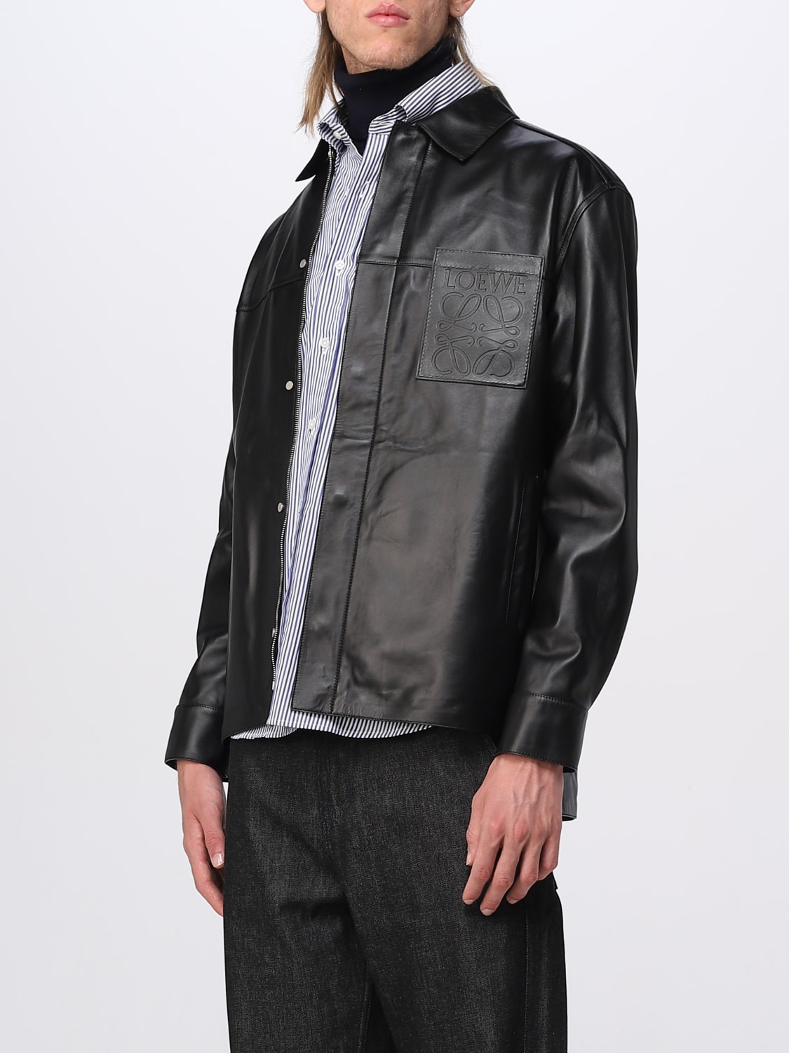 LOEWE: shirt for man - Black | Loewe shirt H526Y31L14 online at GIGLIO.COM