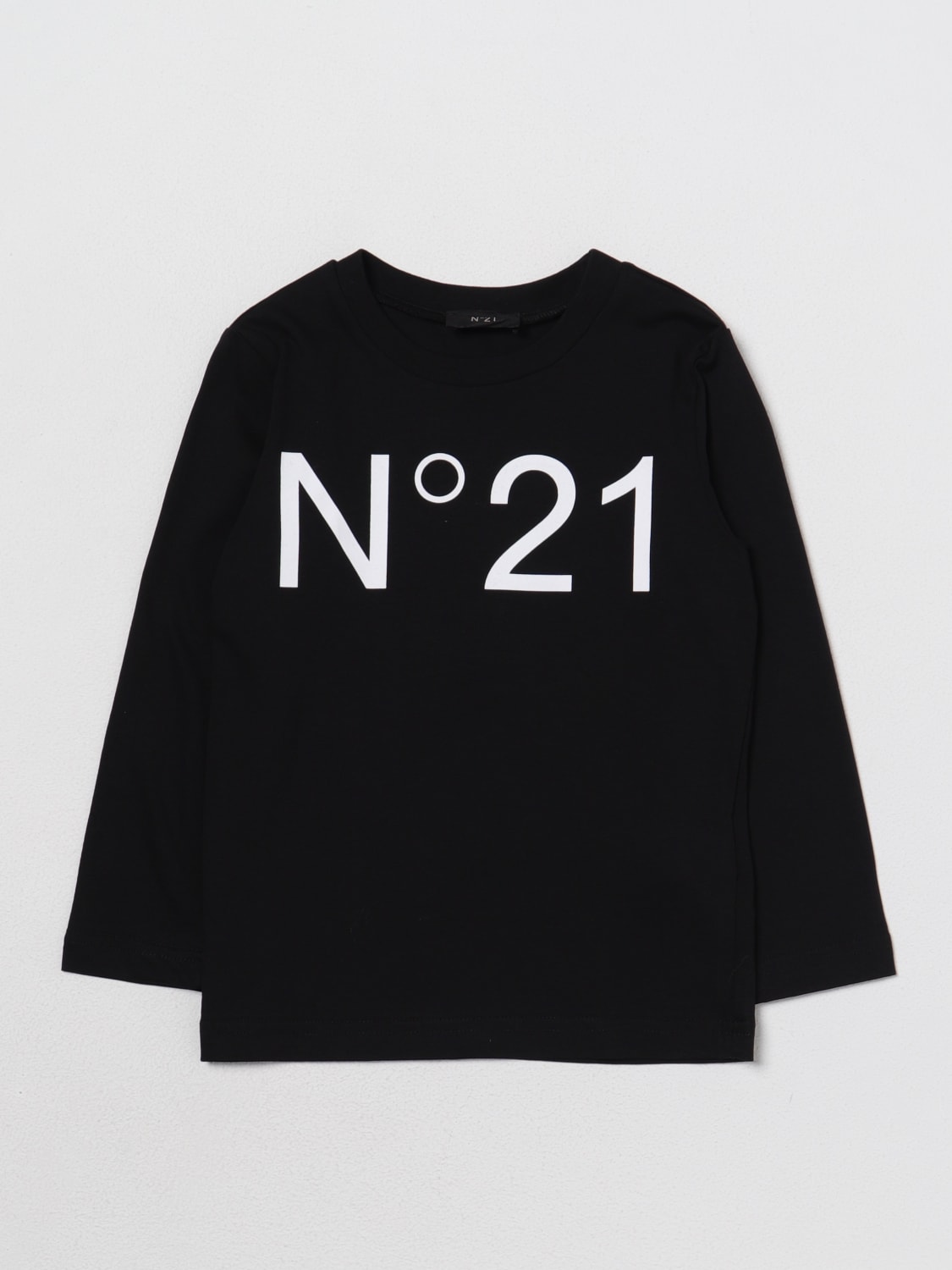 N° 21: t-shirt for boys - Black | N° 21 t-shirt N21808N0153 online