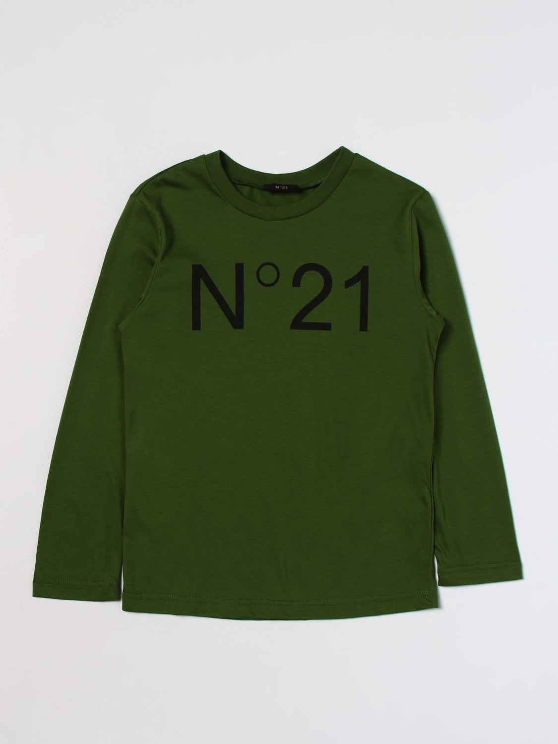 N° 21: t-shirt for boys - Green | N° 21 t-shirt N21808N0153 online