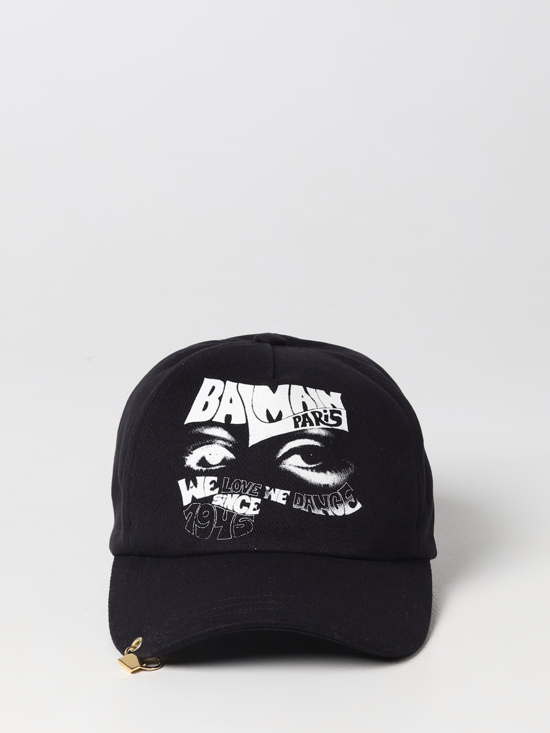 BALMAIN: hat for man - Black | Balmain hat BH1XA127CD29 online on ...