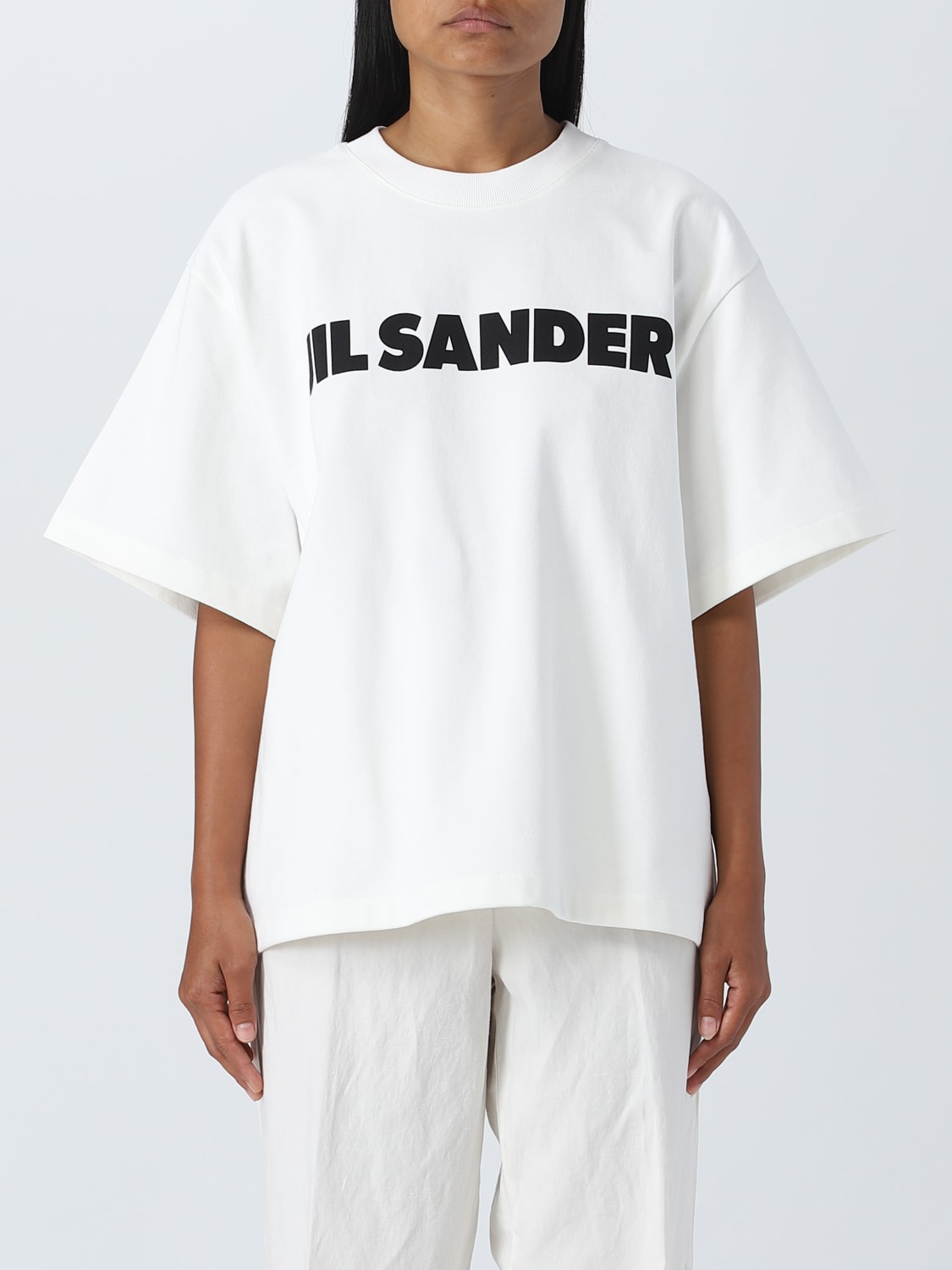 JIL SANDER: t-shirt for woman - White | Jil Sander t-shirt