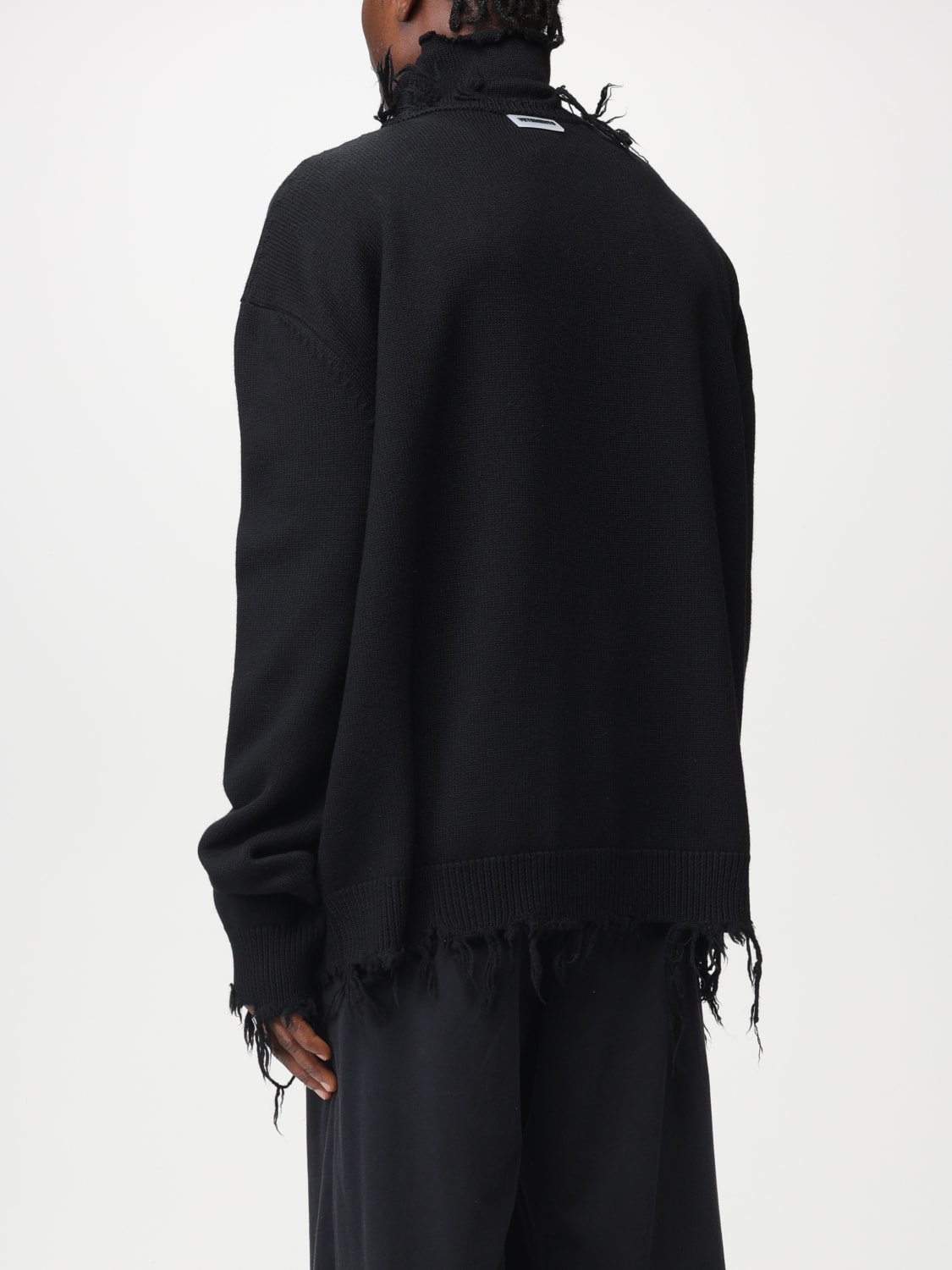VETEMENTS: sweater for man - Black | Vetements sweater UE54KN120B9670 ...