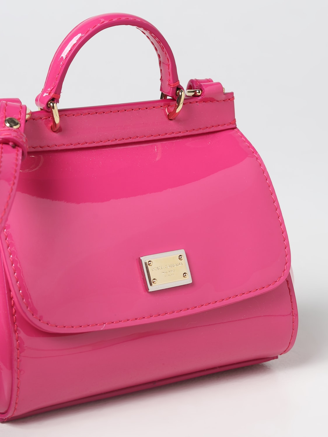 Dolce & Gabbana Hot Pink Leather Small Miss Sicily Shoulder Bag Dolce &  Gabbana