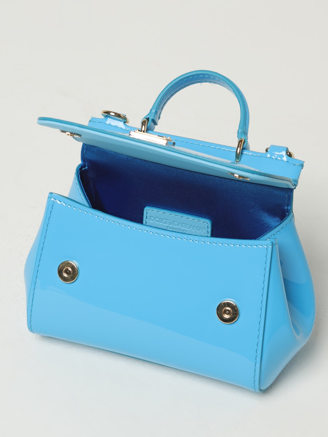 blue dolce and gabbana bag