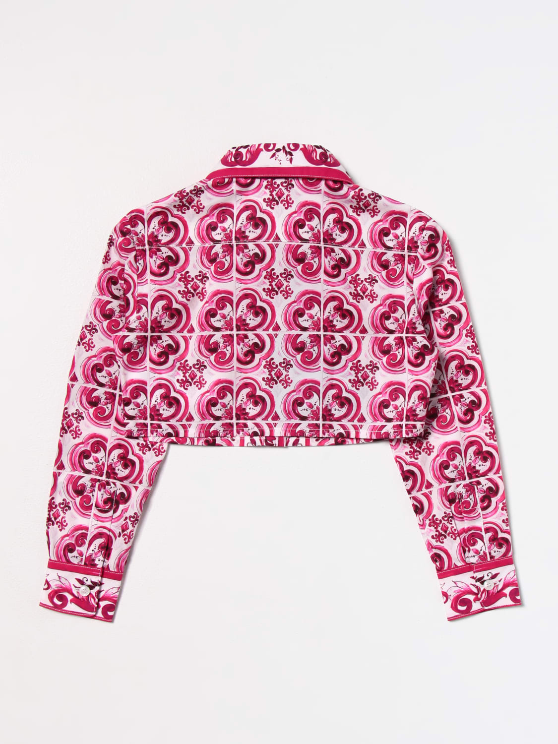 Bandana Printed Cotton Shirt in Multicoloured - Dolce Gabbana