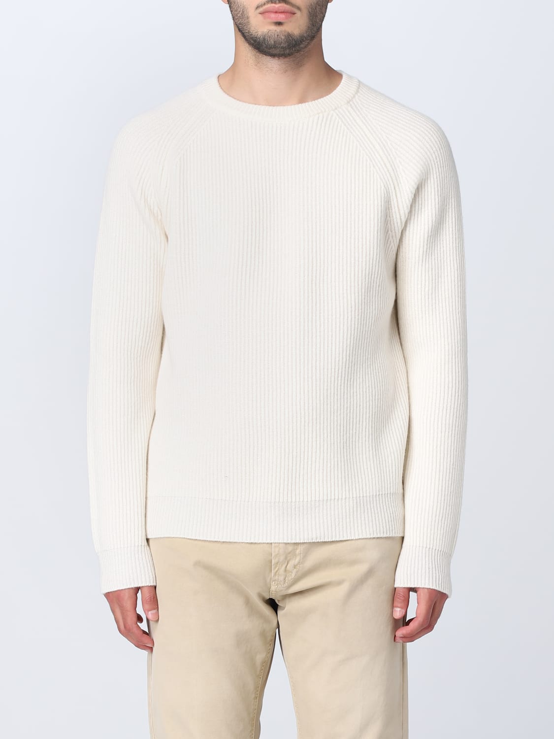 BOGLIOLI: sweater for man - Beige | Boglioli sweater 91479FB2804 online ...
