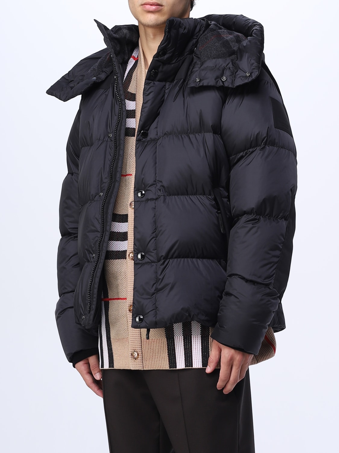 BURBERRY: jacket for man - Black | Burberry jacket 8059139 online on ...