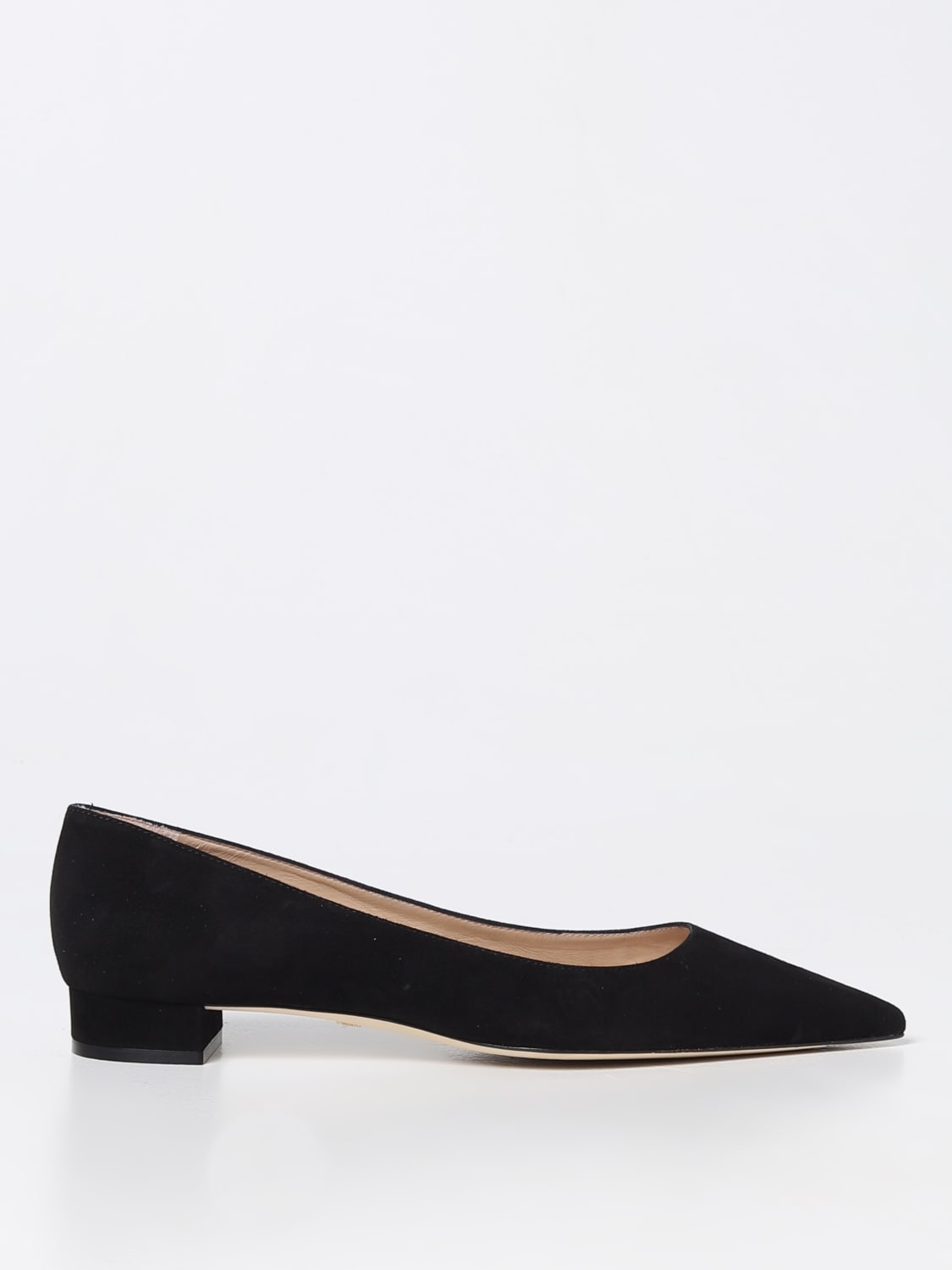 STUART WEITZMAN: ballet flats for woman - Black | Stuart Weitzman ...