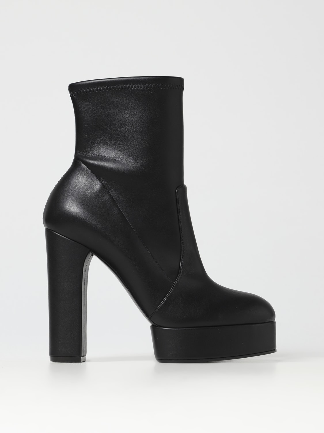 CASADEI: flat ankle boots for woman - Black | Casadei flat ankle boots ...