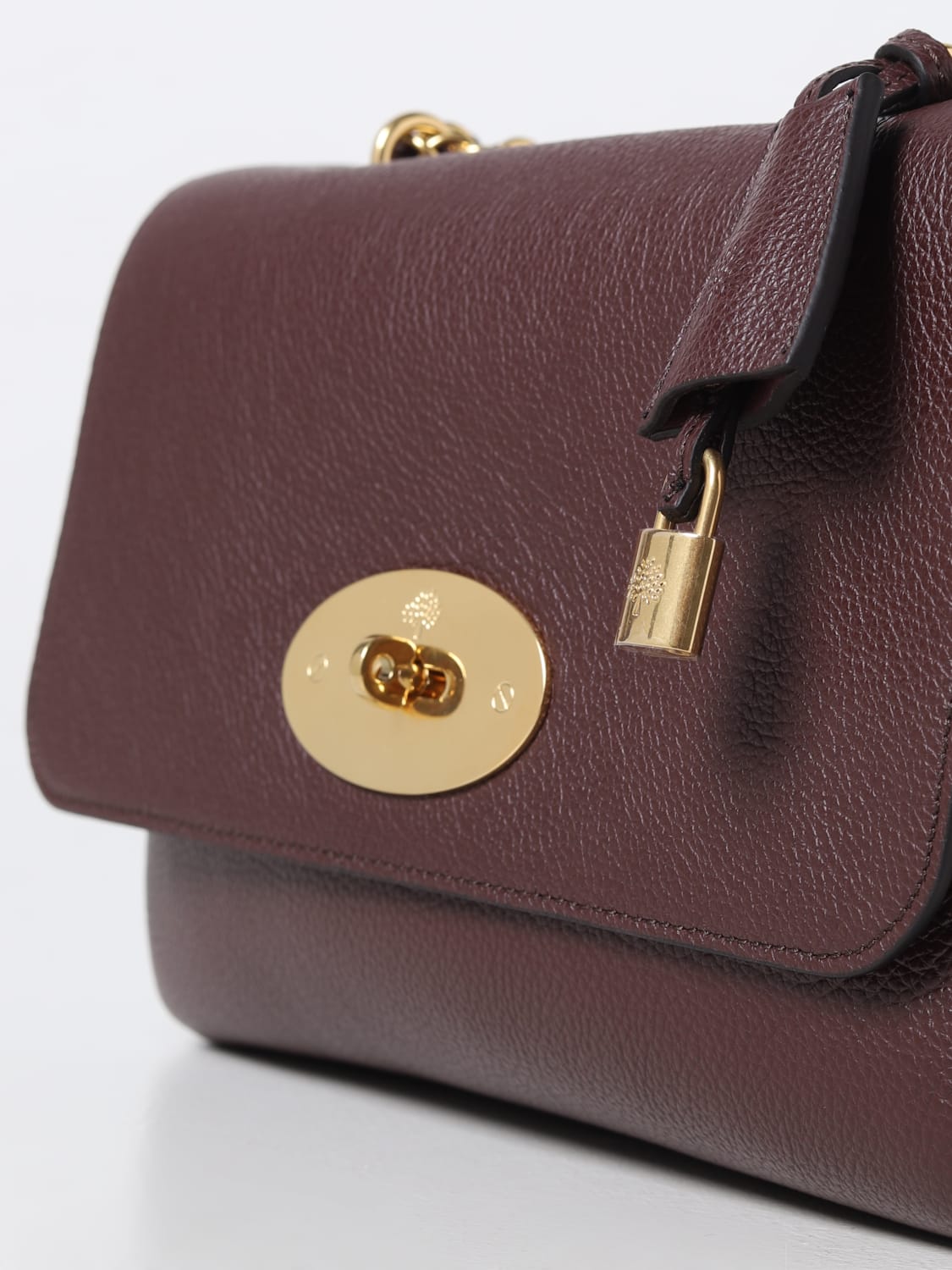 Brown Mulberry Leather Shoulder Bag