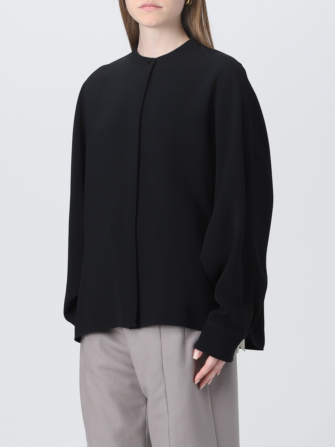 JIL SANDER：シャツ レディース - ブラック | GIGLIO.COMオンラインの