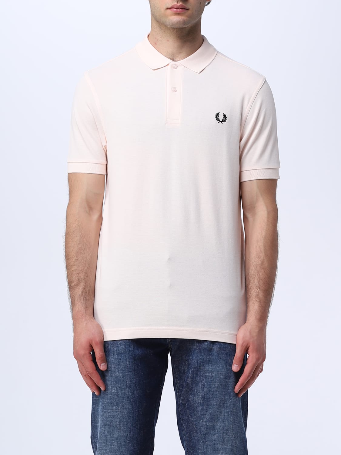 FRED PERRY: polo shirt for man - Peach | Fred Perry polo shirt M6000 ...
