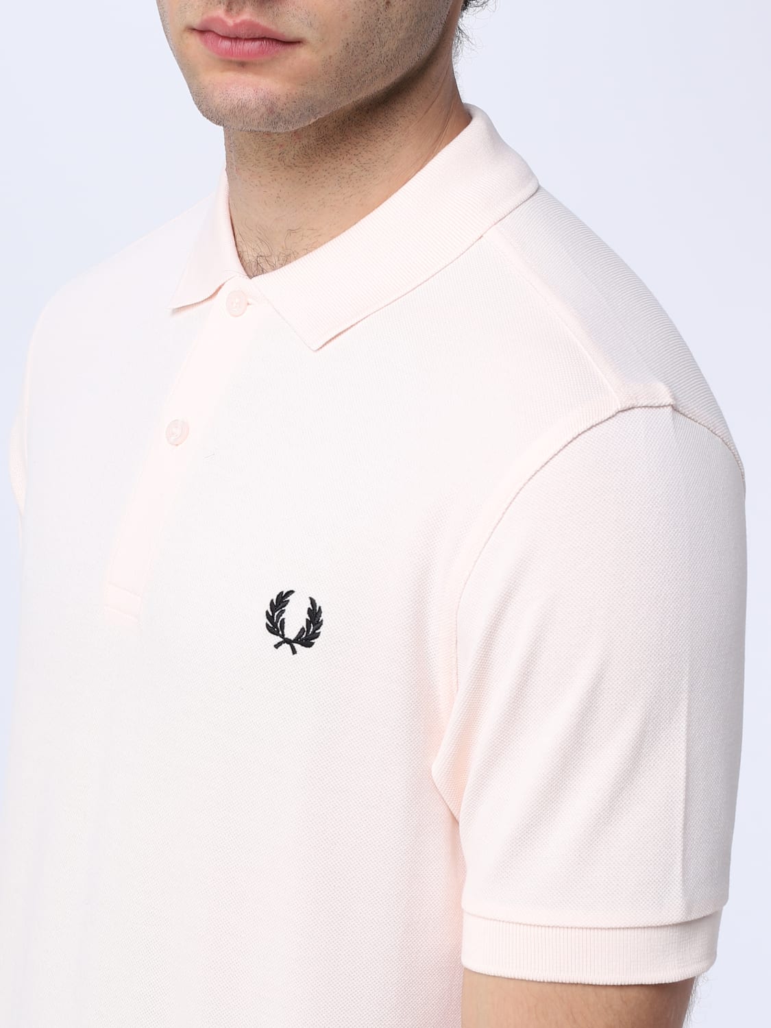 FRED PERRY: polo shirt for man - Peach | Fred Perry polo shirt M6000 ...