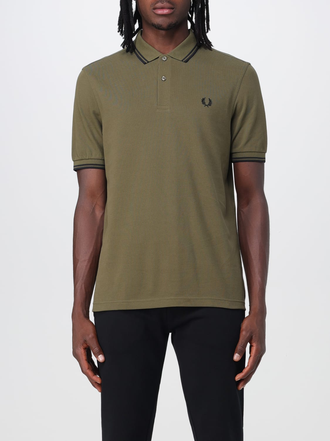 FRED PERRY：ポロシャツ メンズ - エメラルド | GIGLIO.COMオンライン