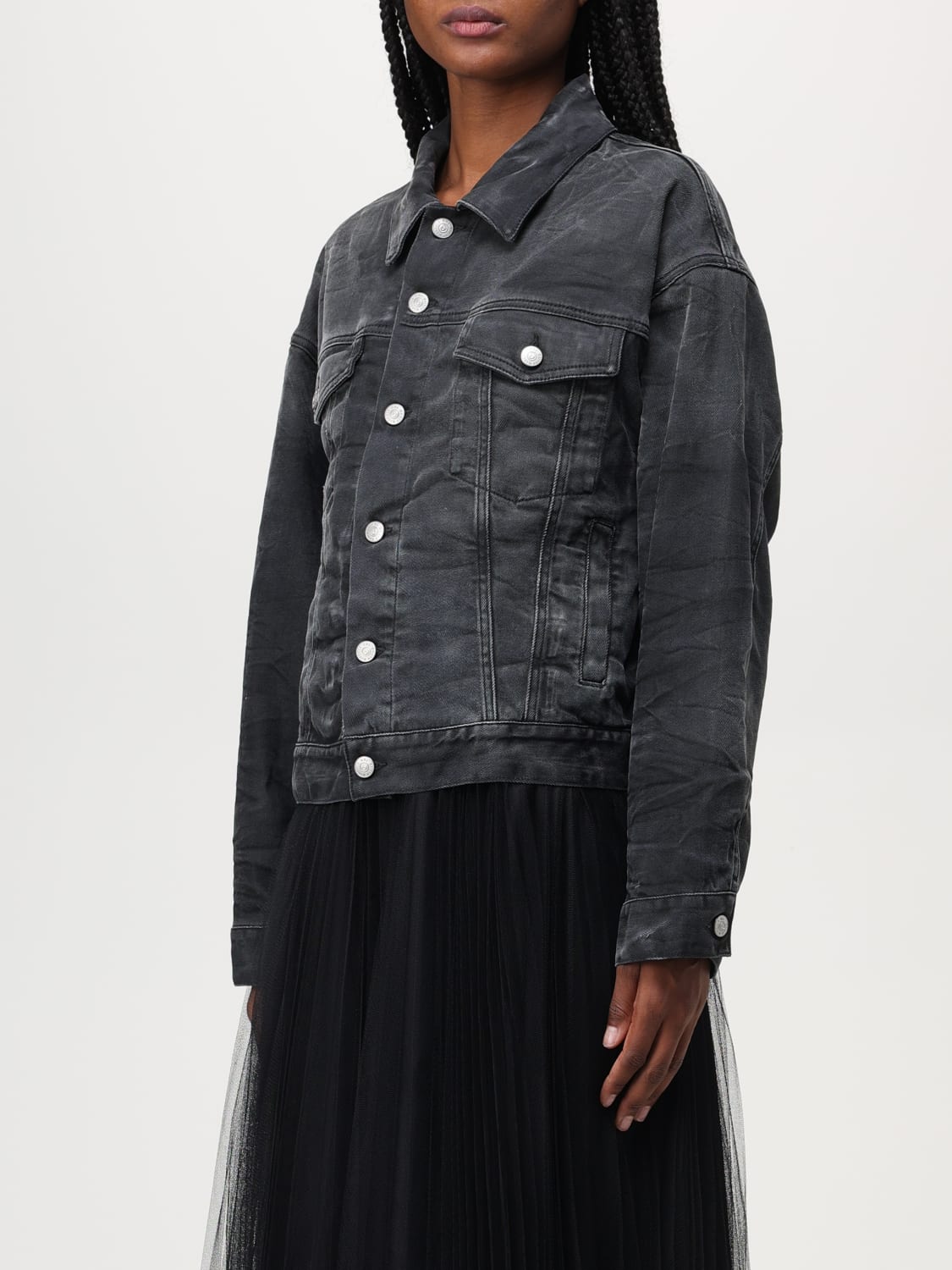 MM6 MAISON MARGIELA: jacket for woman - Black | Mm6 Maison