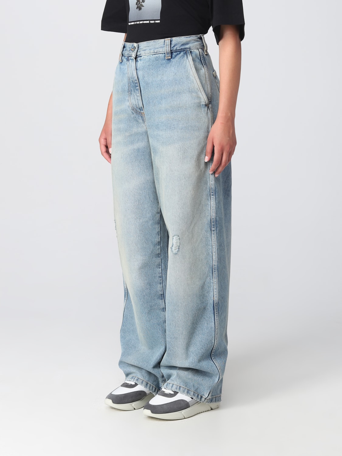 PALM ANGELS: denim jeans - Denim | Palm Angels jeans PWYB027E23DEN001 ...