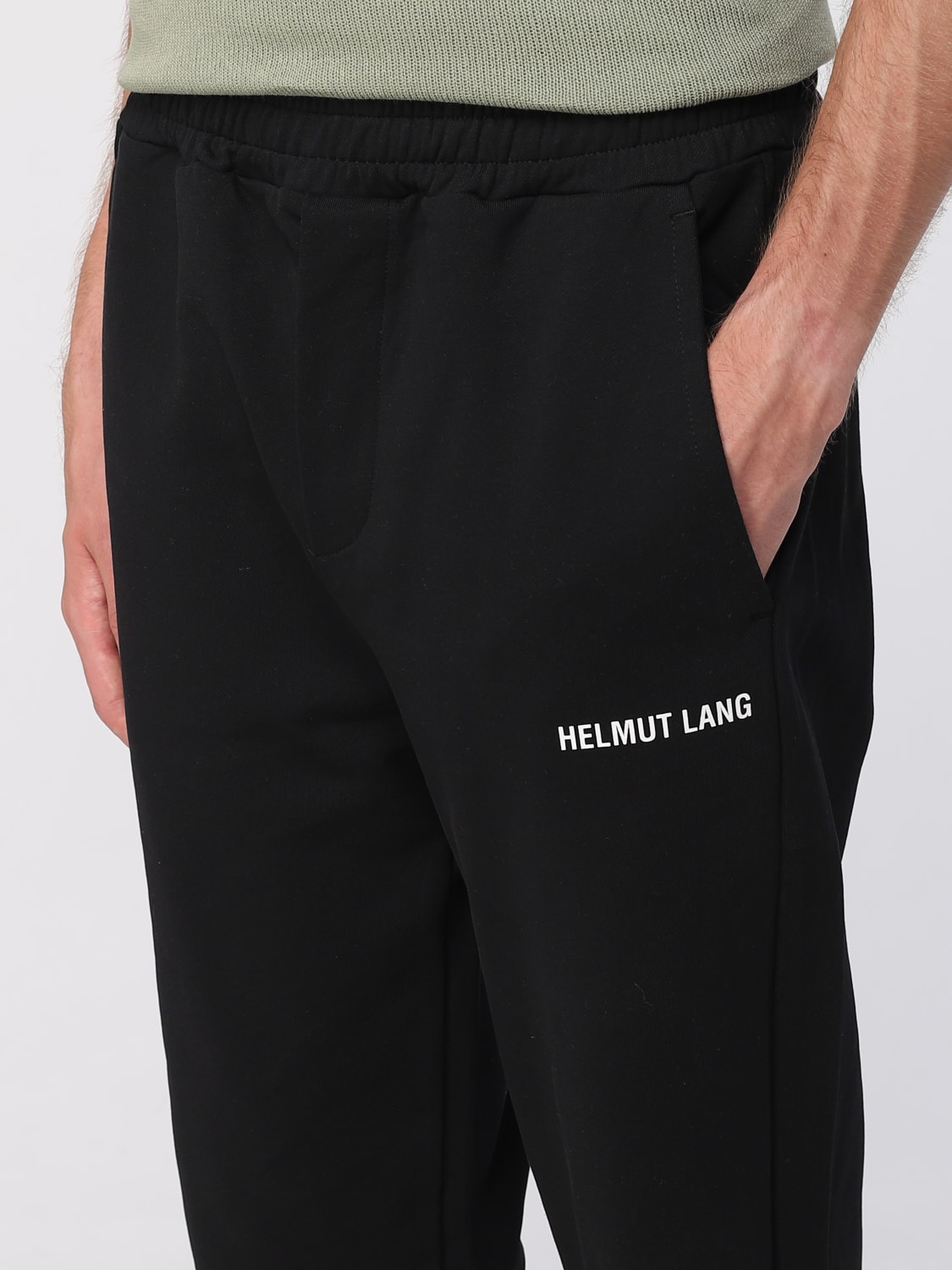 HELMUT LANG: pants for man - Black | Helmut Lang pants L09HM217 online ...