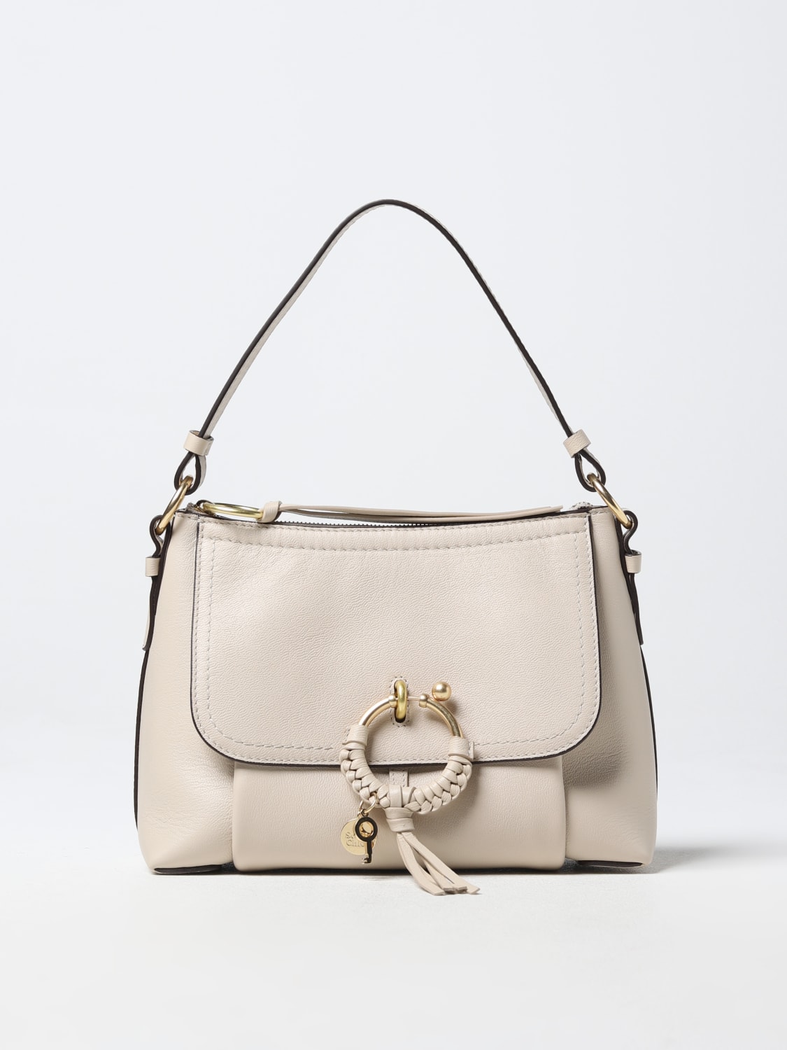 SEE BY CHLOÉ: shoulder bag for woman - Beige | See By Chloé shoulder ...