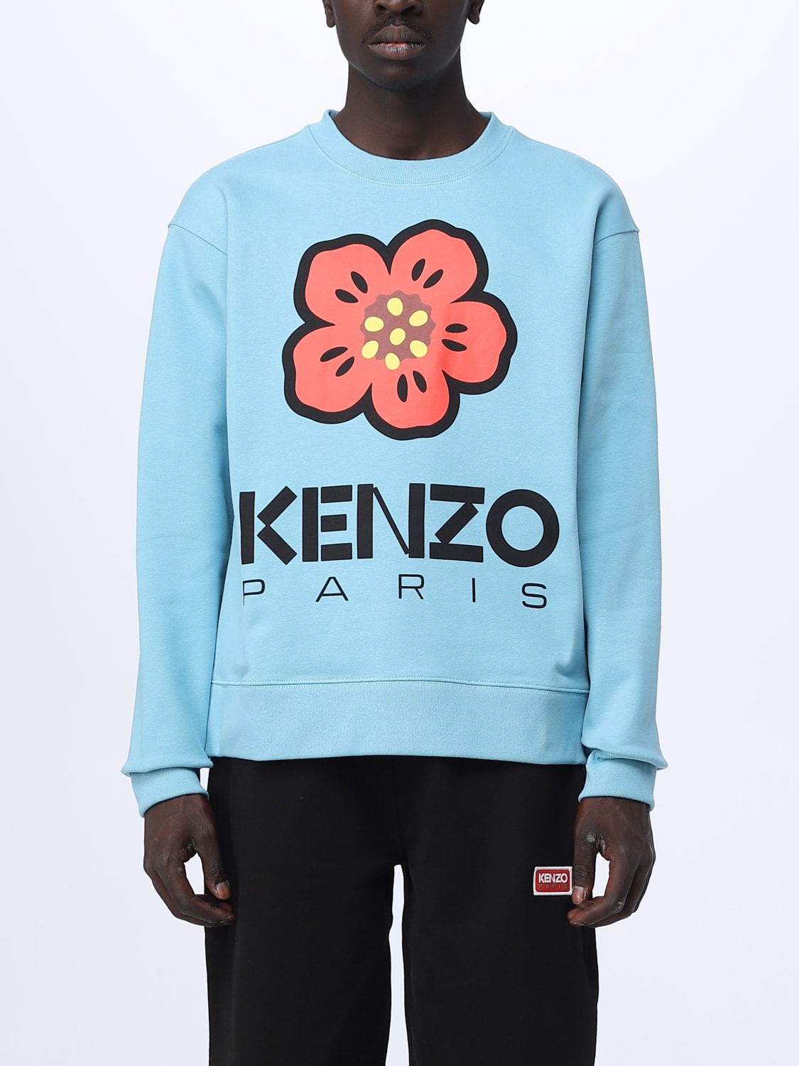 KENZO：スウェットシャツ メンズ - ブルー | GIGLIO.COMオンラインの ...