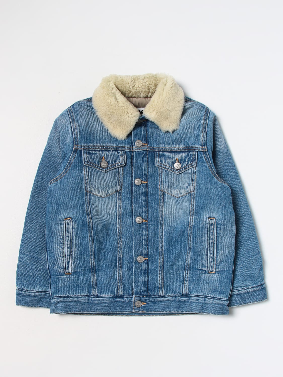 MM6 MAISON MARGIELA: jacket for girls - Blue | Mm6 Maison Margiela