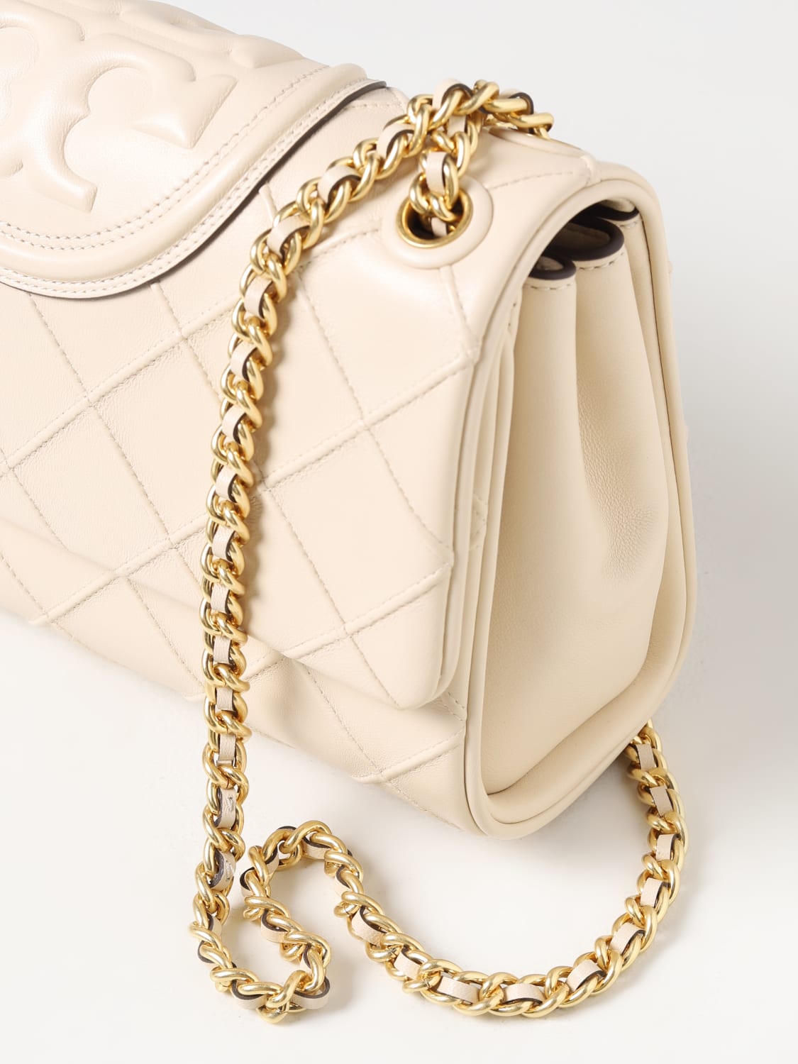 TORY BURCH: shoulder bag for woman - Cream  Tory Burch shoulder bag 143248  online at