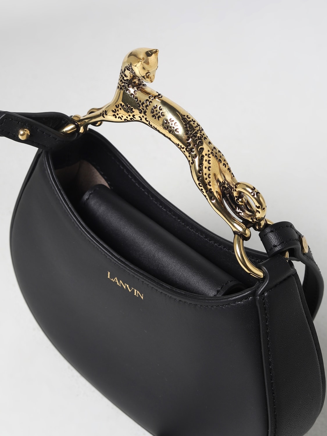 LANVIN: mini bag for women - Black | Lanvin mini bag LWBGSHC0TOPSP23 ...