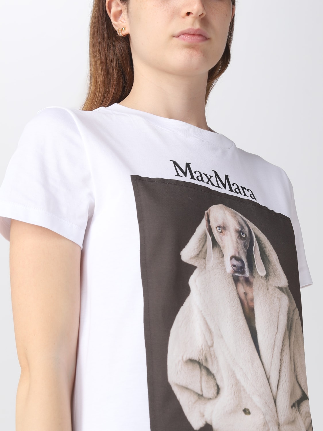 MAX MARA THE CUBE：Tシャツ レディース - ホワイト | GIGLIO.COM 