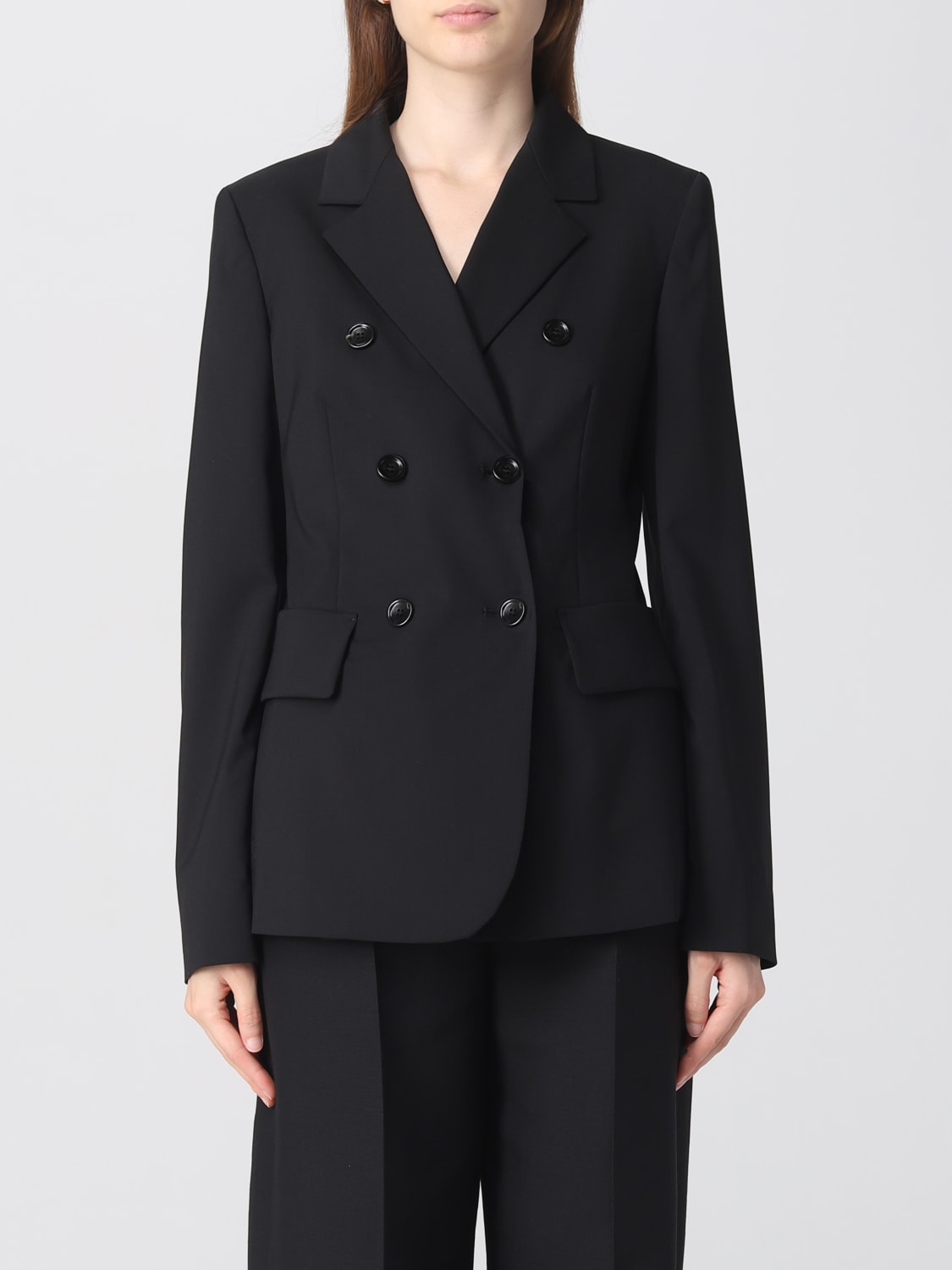 MAX MARA THE CUBE: blazer for woman - Black | Max Mara The Cube blazer ...