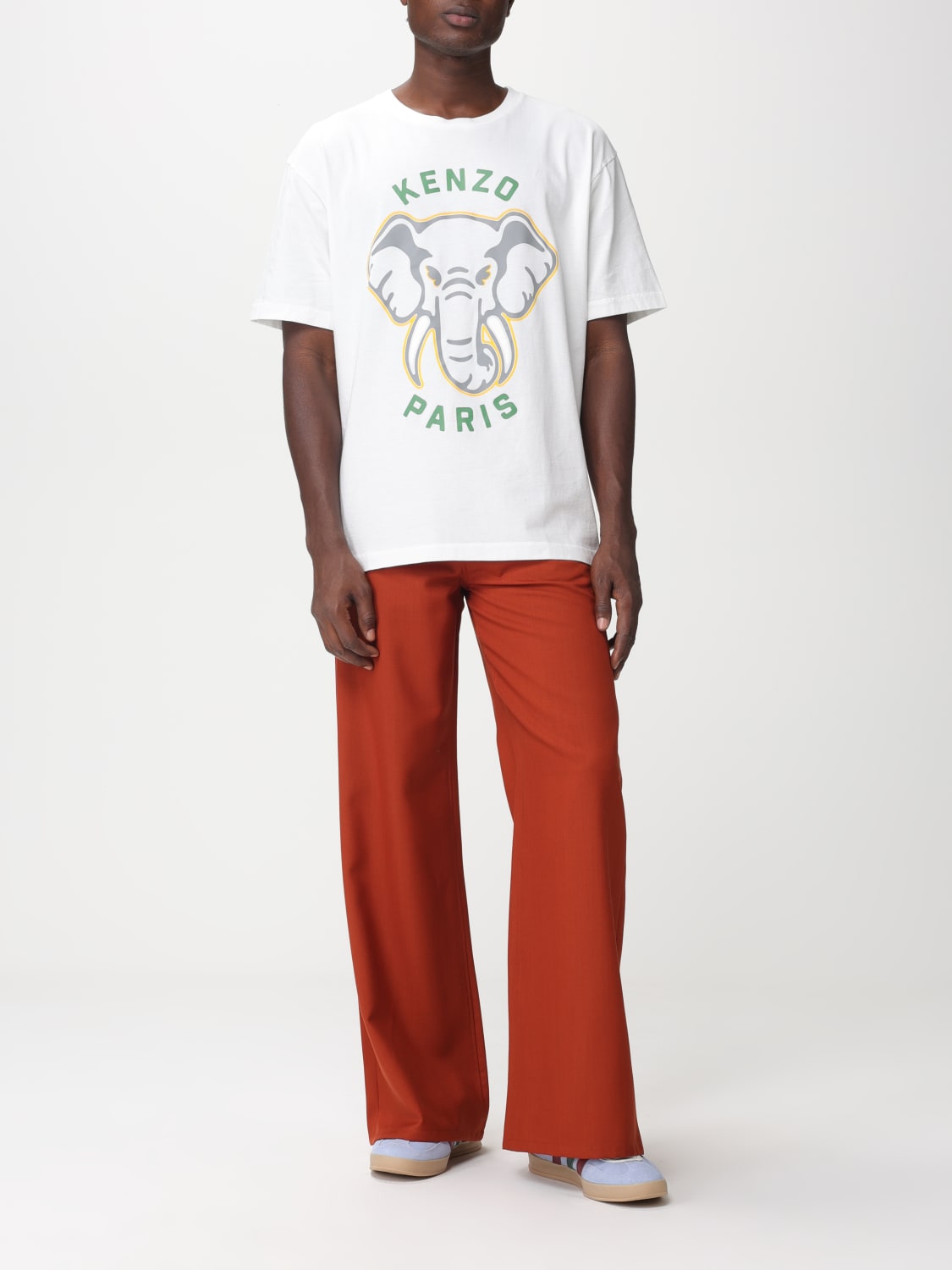Kenzo Tiger Varsity Relaxed T-Shirt Off White