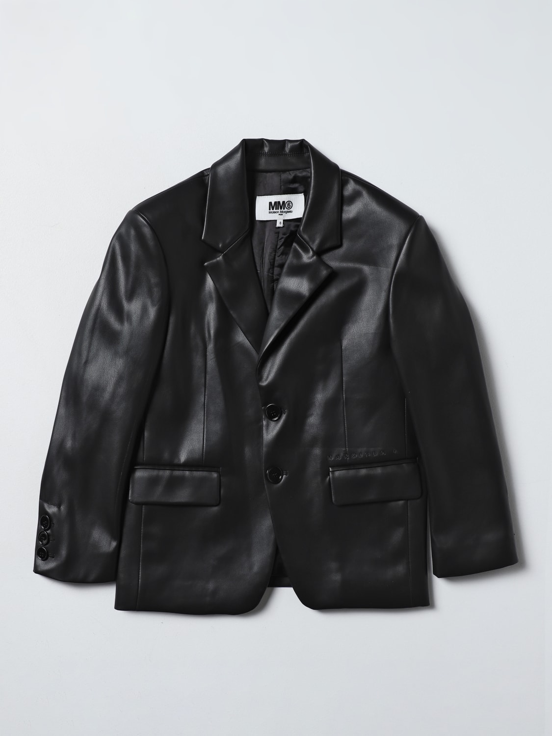 MM6 MAISON MARGIELA: blazer for boys - Black | Mm6 Maison Margiela ...