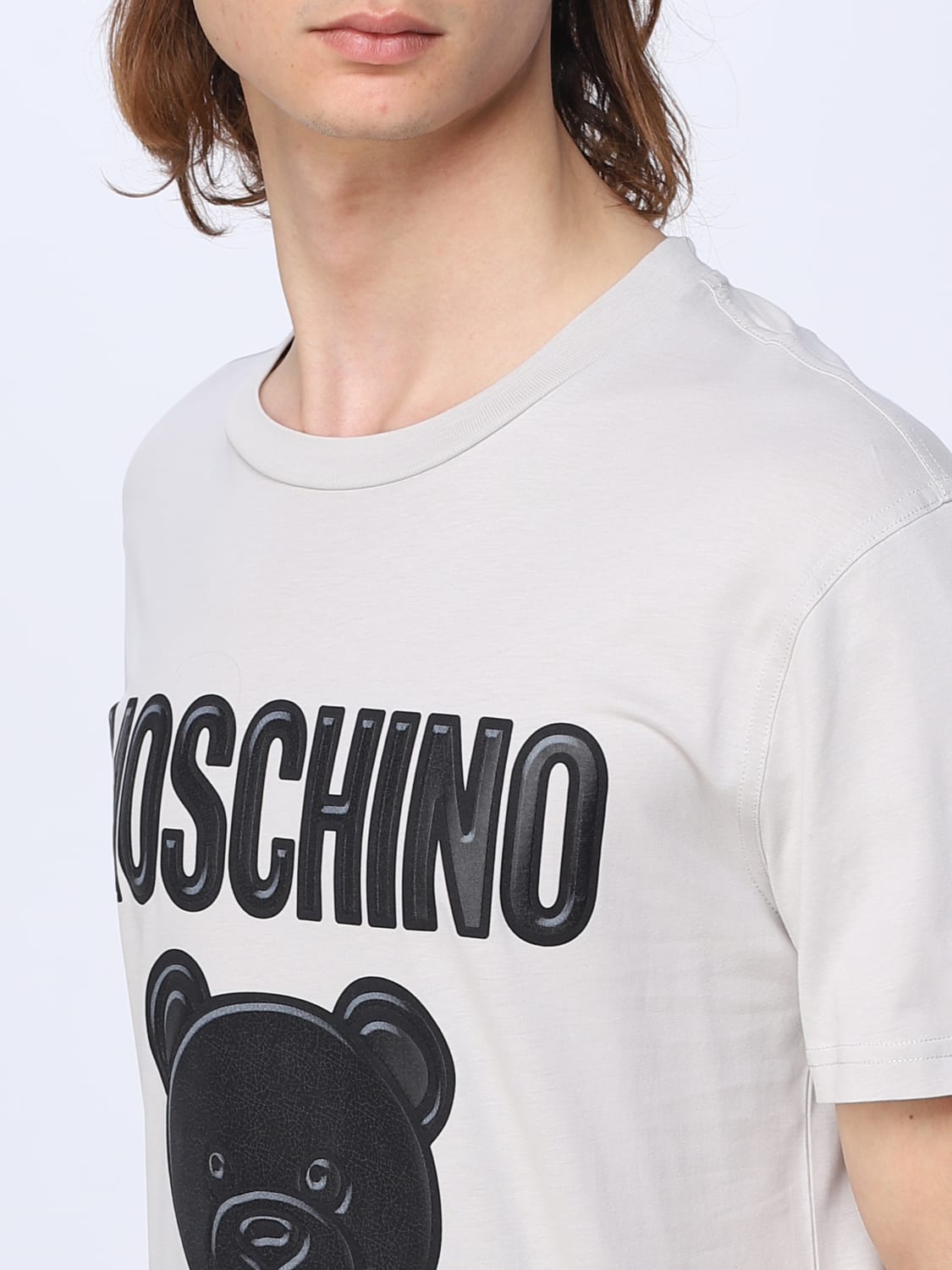 MOSCHINO COUTURE：Tシャツ メンズ - アイス | GIGLIO.COMオンラインの ...