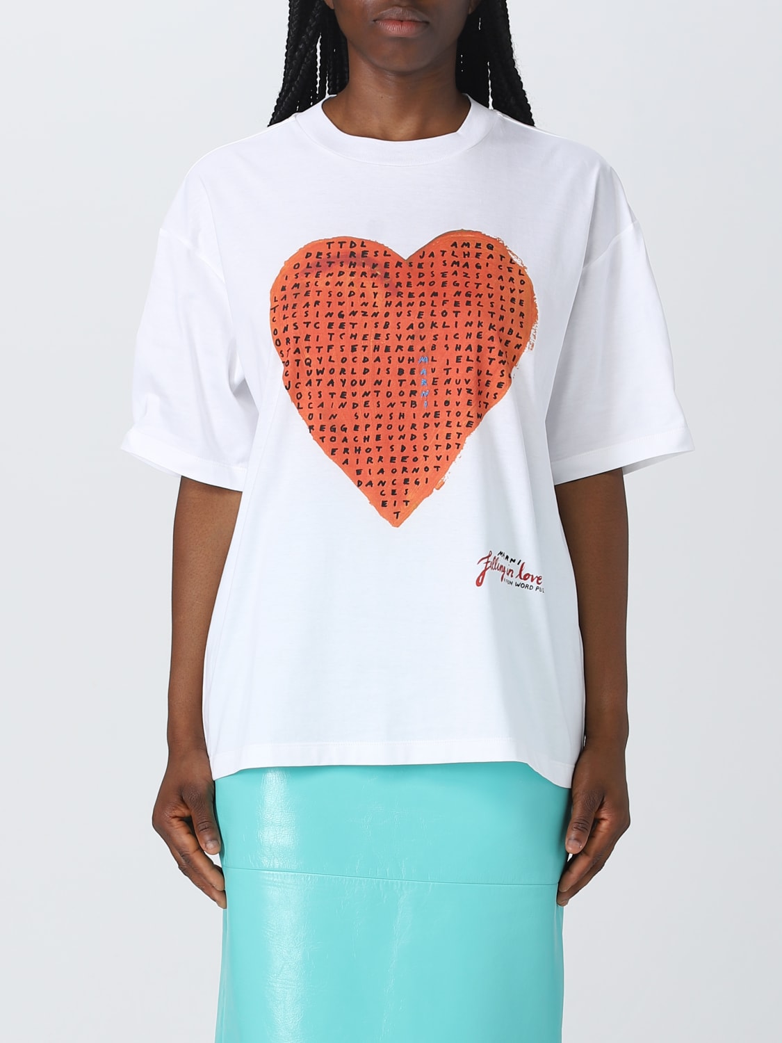 Marni Heart-Print T-Shirt