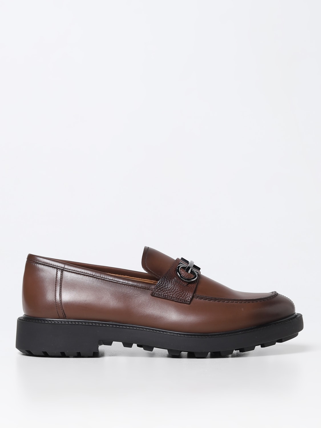 FERRAGAMO: loafers for man - Brown | Ferragamo loafers 021141 762335 ...