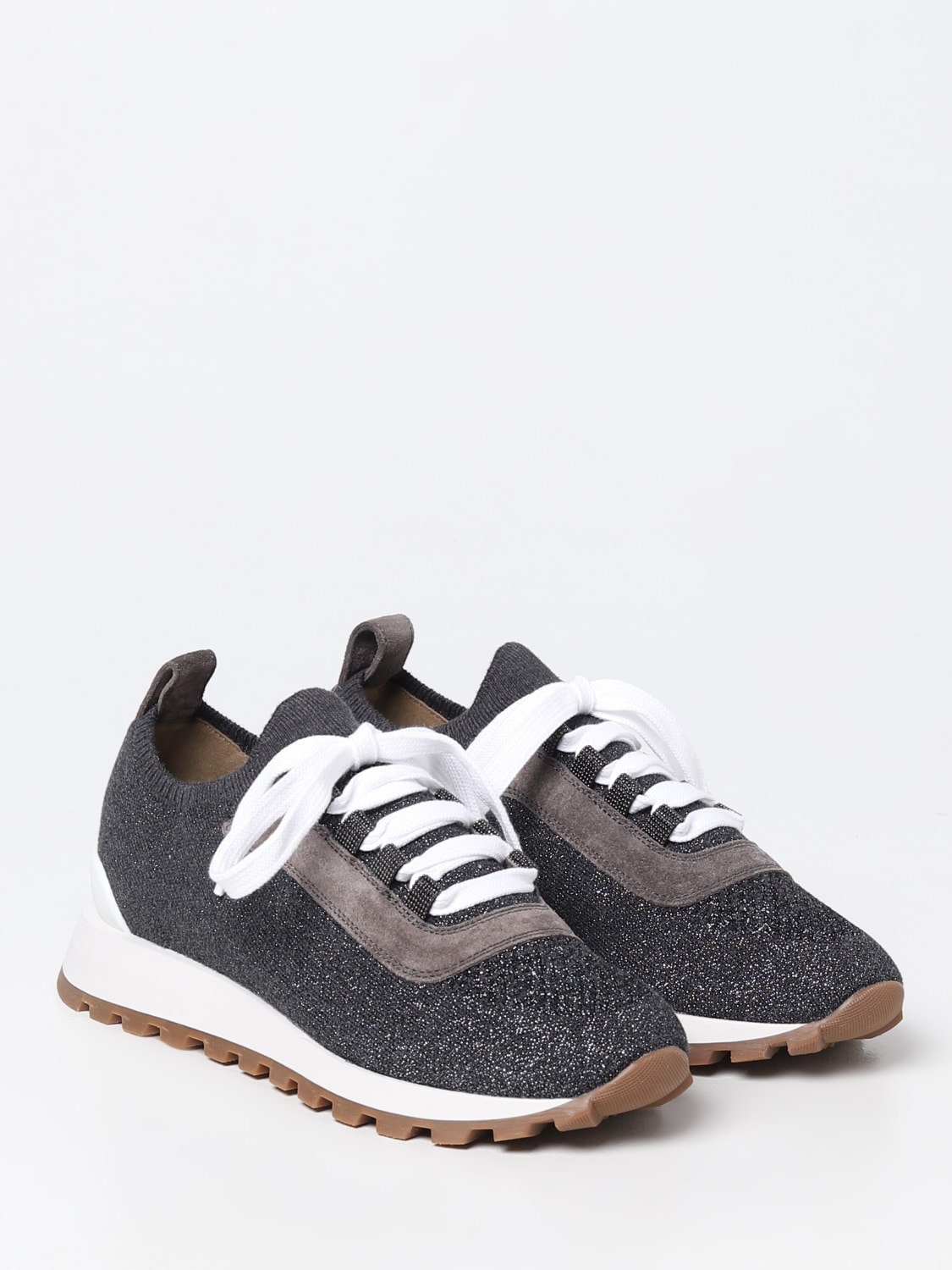 Brunello Cucinelli Outlet: sneakers for women - Grey