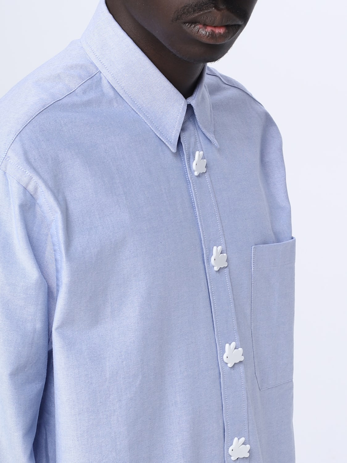 JW ANDERSON: shirt for man - Blue | Jw Anderson shirt SH0248PG1140 ...