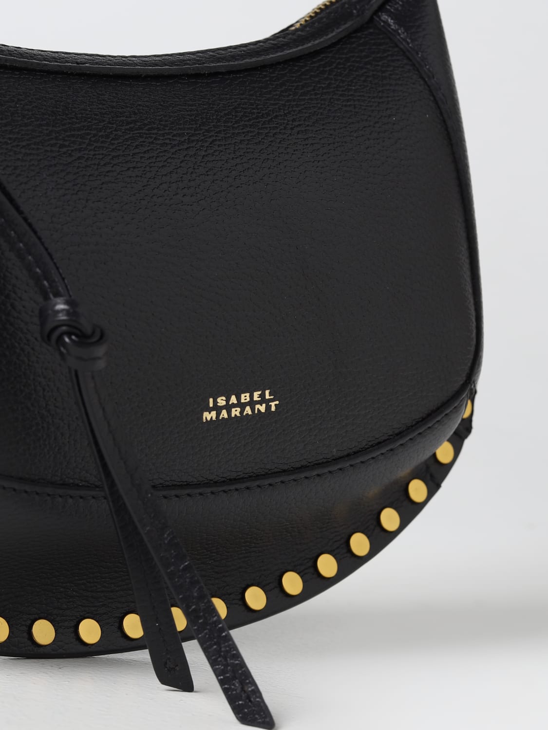 ISABEL MARANT: Oskan bag in leather - Black | Isabel Marant shoulder ...