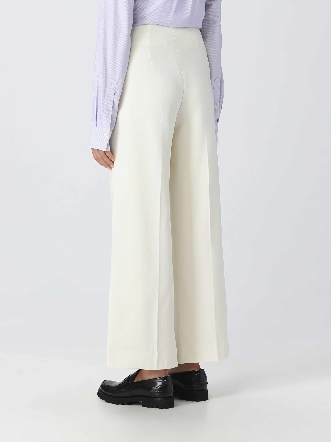 TOTEME: pants for woman - Cream | Toteme pants 2332042274 online on ...