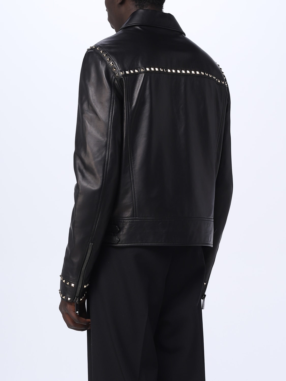 VALENTINO: jacket for man - Black | Valentino jacket 3V3NAA957YM online ...