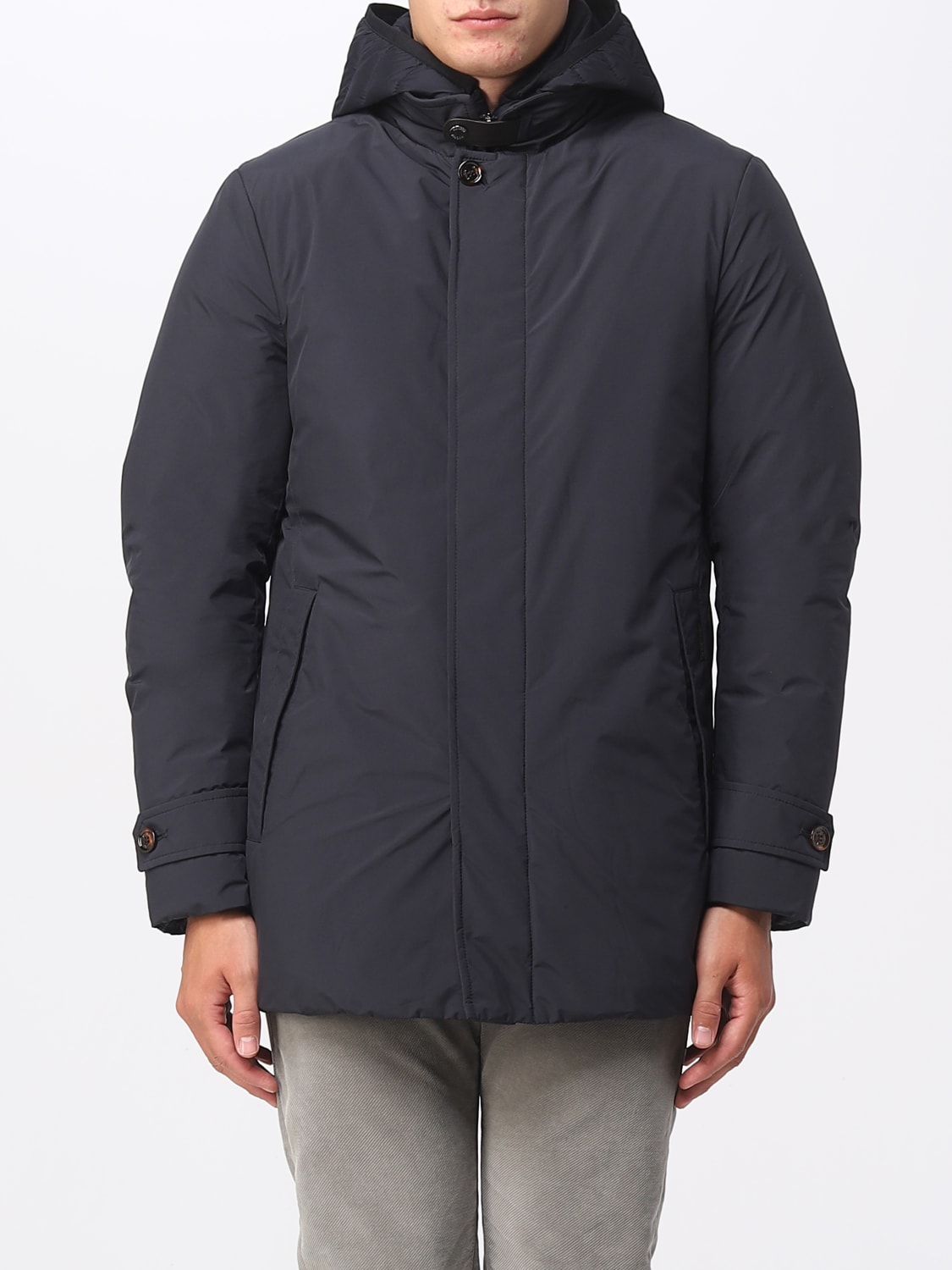 MOORER: jacket for man - Blue | Moorer jacket MOUGI100261 online at ...