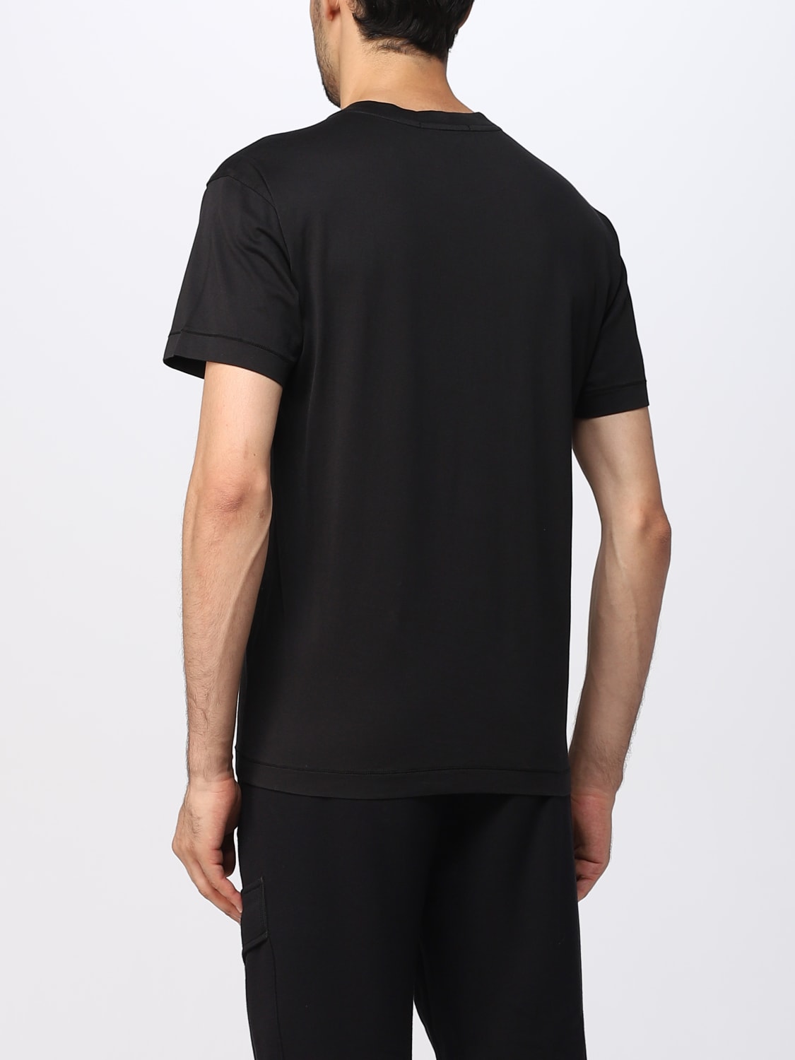 STONE ISLAND: t-shirt for man - Black | Stone Island t-shirt 24113 ...