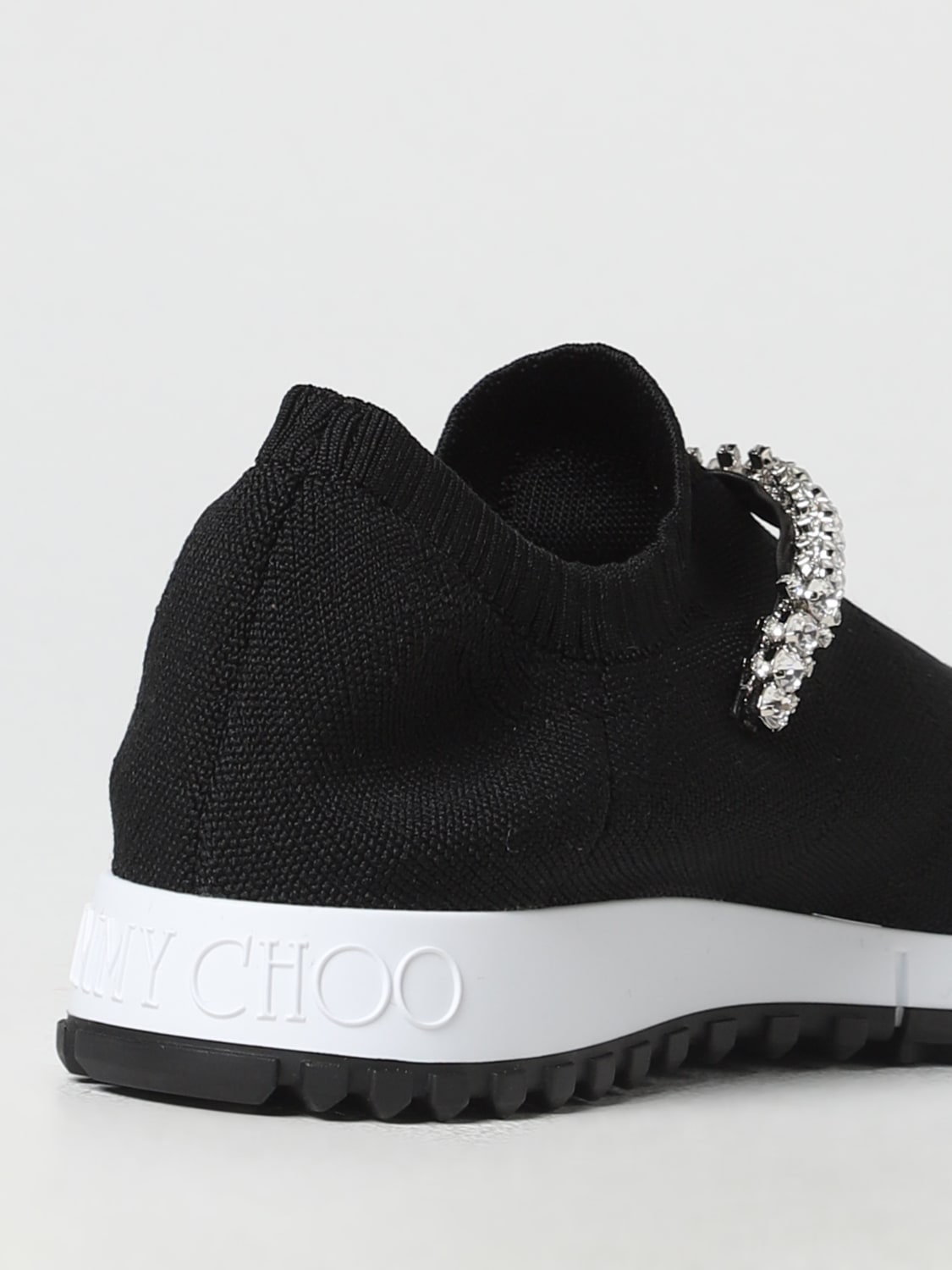 JIMMY CHOO: sneakers for woman - Black | Jimmy VERONAKSC online on GIGLIO.COM