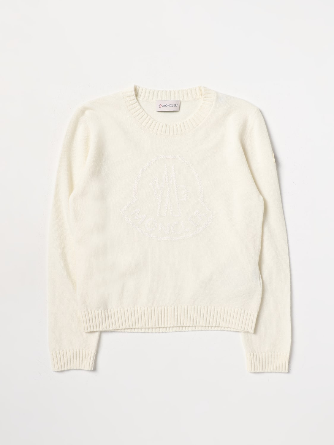 モンクレール 薄手セーター ホワイト - ニット/セーター