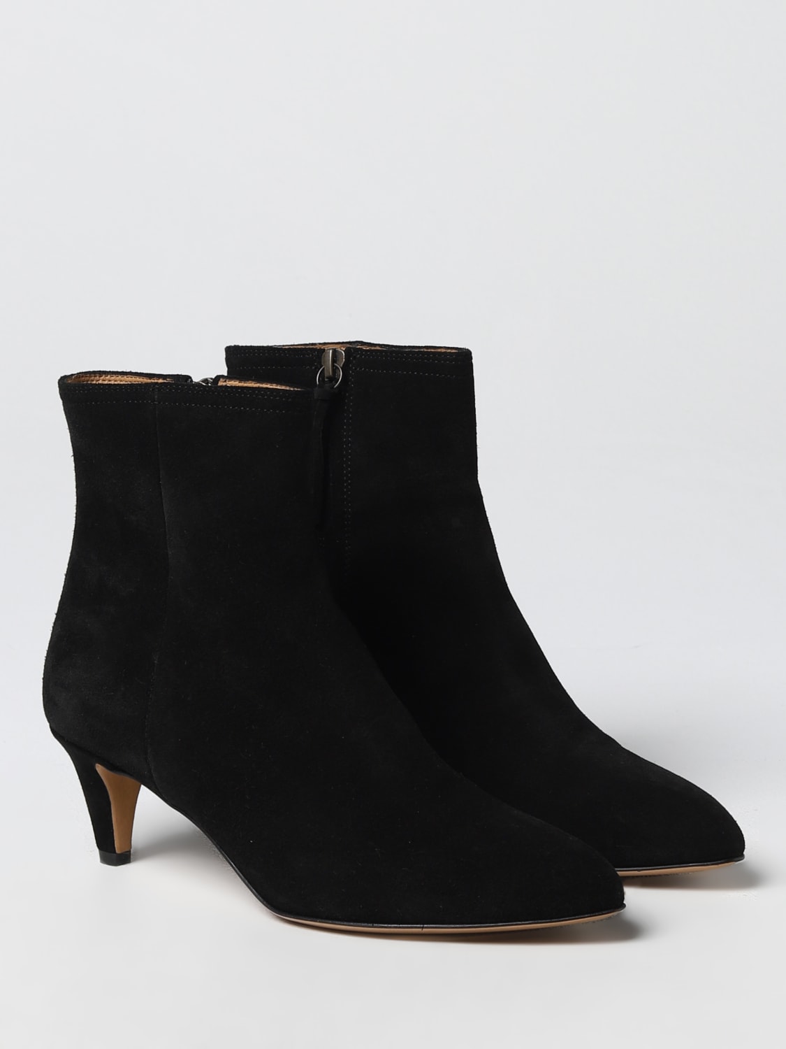 ISABEL MARANT: flat ankle boots for woman - Black | Isabel Marant flat ...