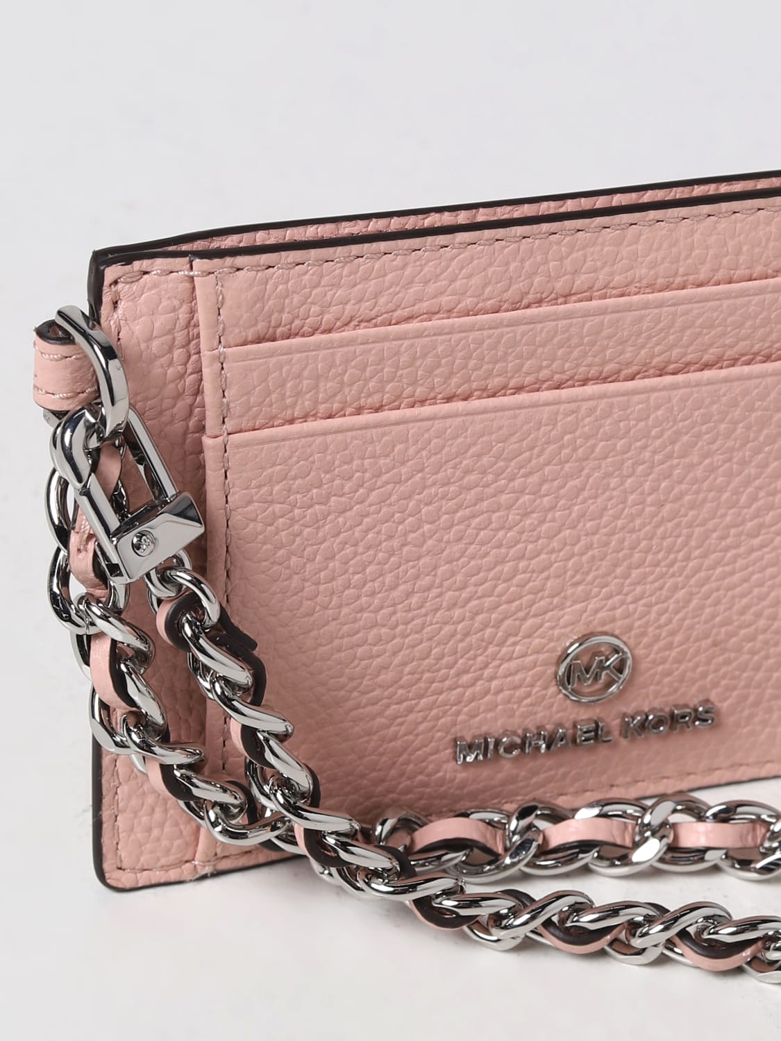 MICHAEL KORS: wallet for woman - Pink  Michael Kors wallet 34S3ST9D5L  online at