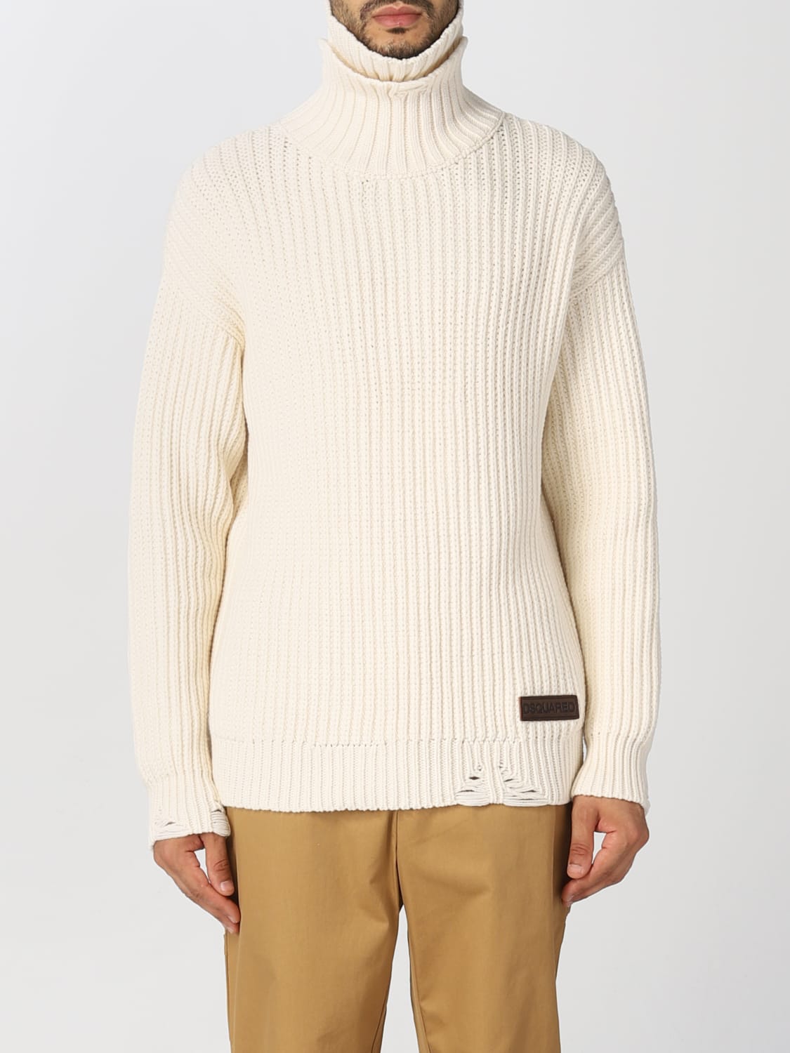 DSQUARED2: sweater for man - White | Dsquared2 sweater S74HA1350S18299 ...