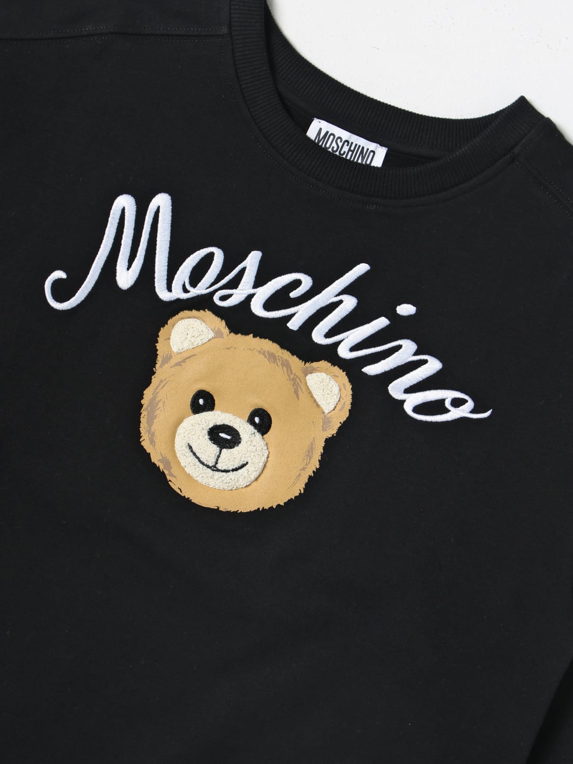 MOSCHINO KID：セーター 女の子 - ブラック | GIGLIO.COMオンラインの