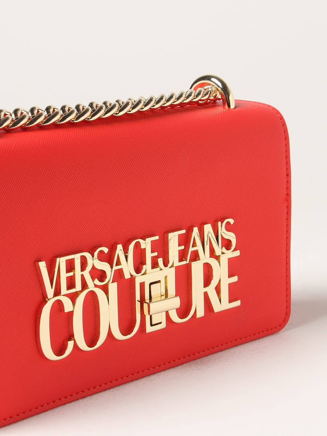VERSACE JEANS COUTURE ショルダーバッグ レッド